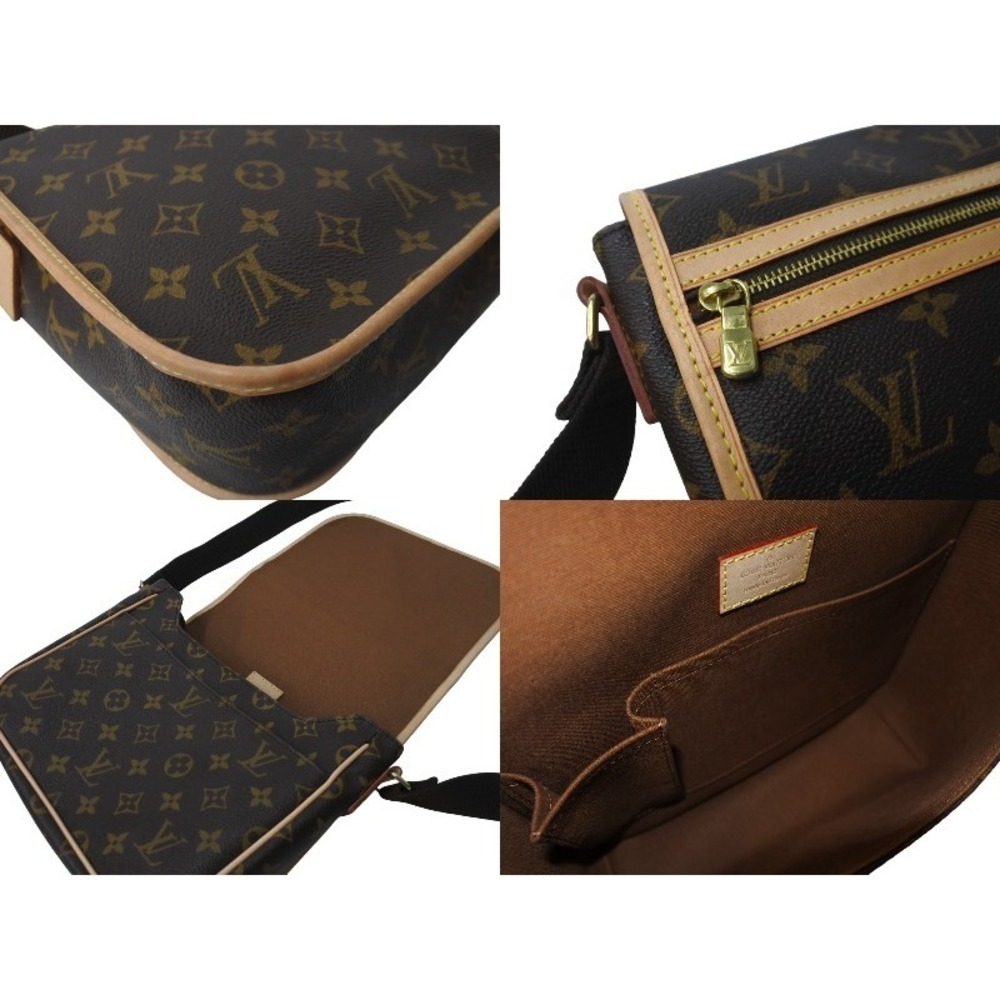 LOUIS VUITTON Monogram Bosphore Messenger Bag Brown Logo Crossbody Shoulder - Picture 9 of 9